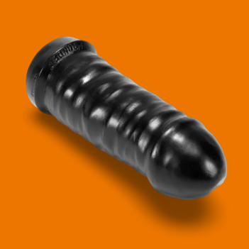 Pounder rippled wide gaper dildo