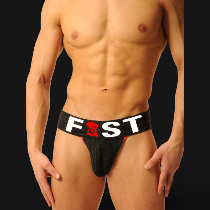 Fist logo jock black