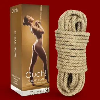 OUCH! Shibari Rope 10 m, Japanese Bondage Rope | Dark-Ink