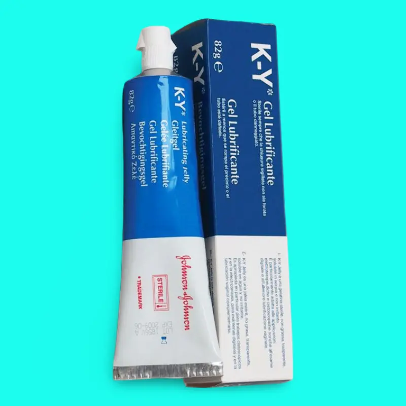Gel lubricante estéril K-Y 82 g, bacteriostático, CE | Dark-Ink