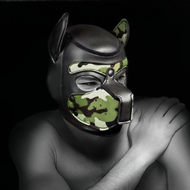 Mr S Leather Neoprene Puppy Hood – Premium Puppy Play Hood