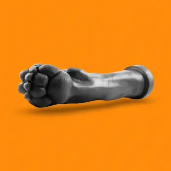 Oxballs Rex Pup-Paw Dildo, Pfotenkopf, Platin-Silikon | Dark-Ink