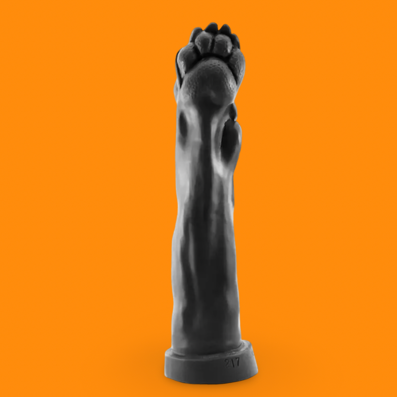 REX – Solid silicone dildo with animal paw head.