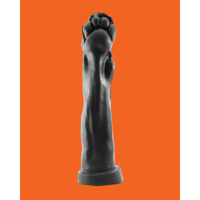Oxballs Rex Pup-Paw Dildo, Pfotenkopf, Platin-Silikon | Dark-Ink