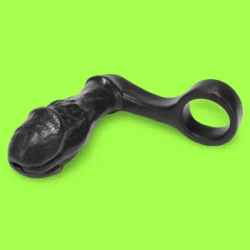 Oxballs Meathead Asslock, Pilzkopf-Plug + Cockring | Dark-Ink