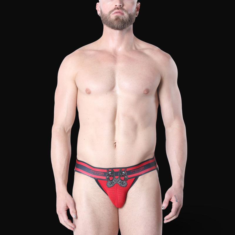 Kennel Club Dark Pup Jockstrap - Red