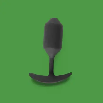 Plug anal BRUTUS Weighted Diamond, 3 tallas, silicona | Dark-Ink