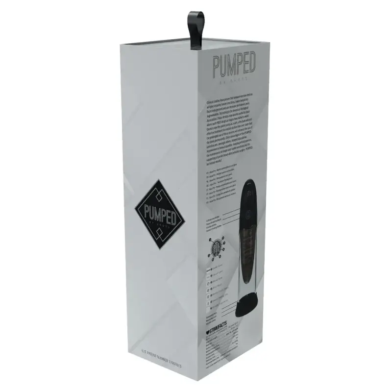 Bomba de pene PUMPED Aqua Pro sumergible con IA | Dark-Ink