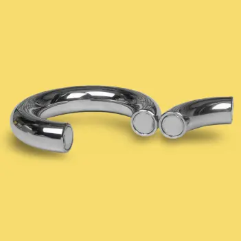Ball stretcher cockring magnético DARKLINE ZE DON, acero | Dark-Ink