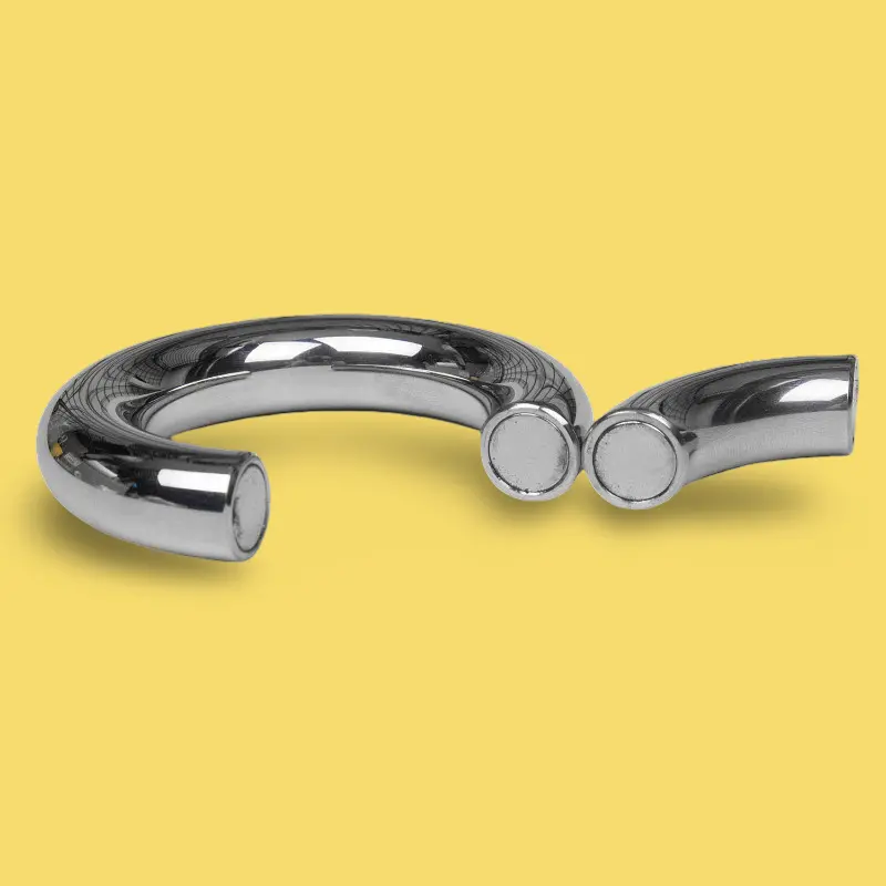 Ball stretcher cockring magnético DARKLINE ZE DON, acero | Dark-Ink