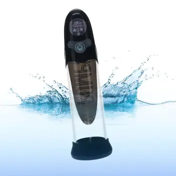 Bomba de pene PUMPED Aqua Pro sumergible con IA | Dark-Ink