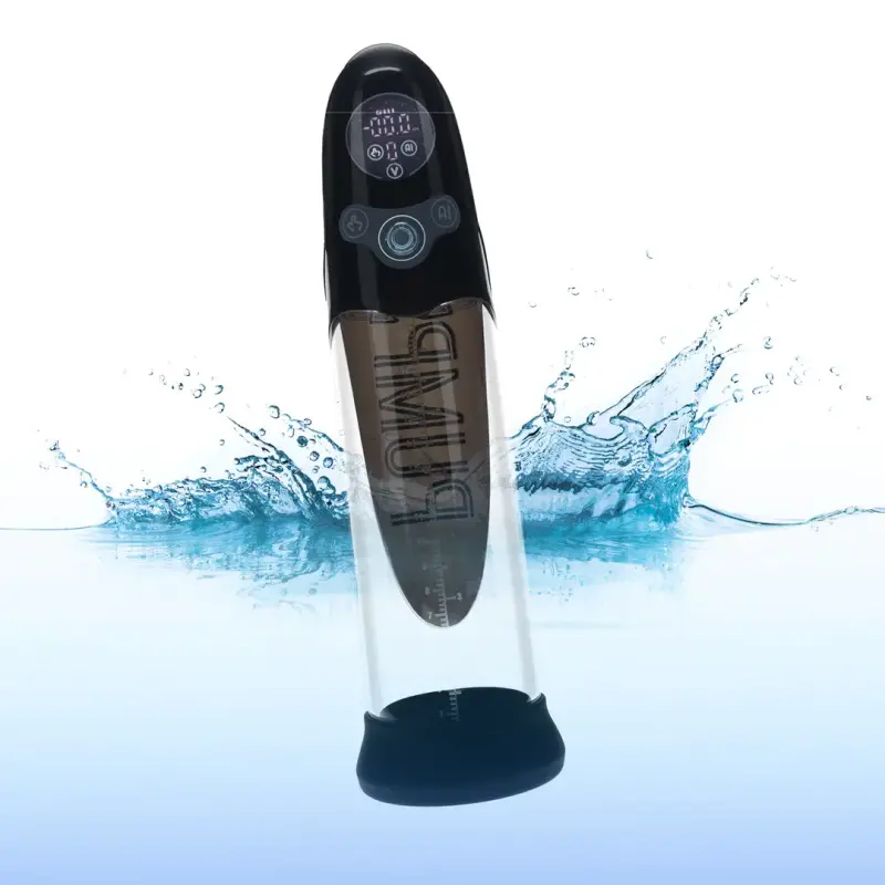 Bomba de pene PUMPED Aqua Pro sumergible con IA | Dark-Ink