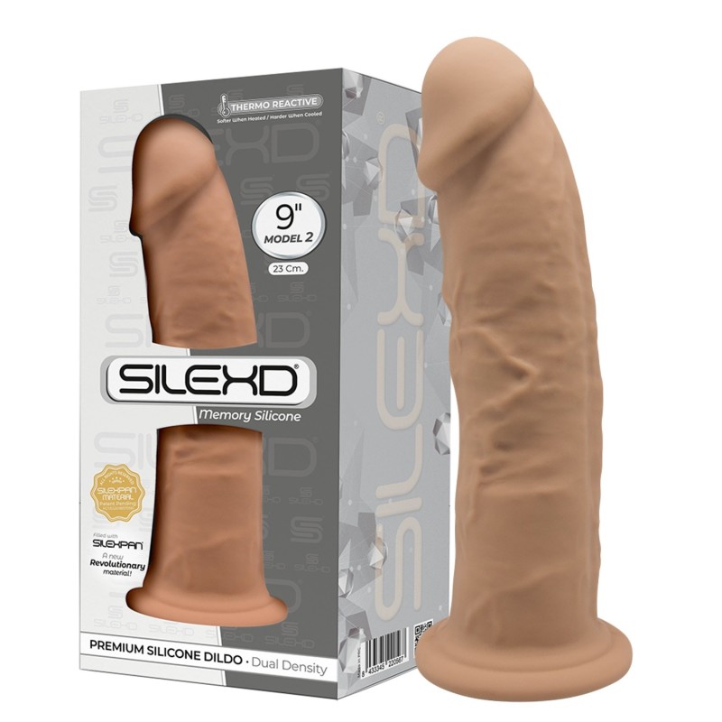 Model 2 realistic dildo liquid silicone 9"/22.86cm