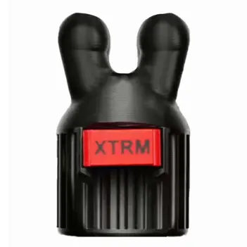 Inhalador poppers XTRM KINKY Leakproof Double, monobloc | Dark-Ink