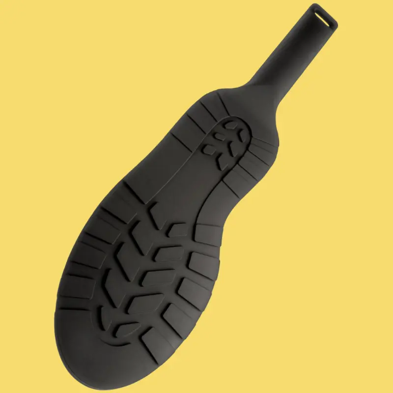 FIST UK Skyhi Spanking Paddle Stiefelform, Leder, BDSM | Dark-Ink