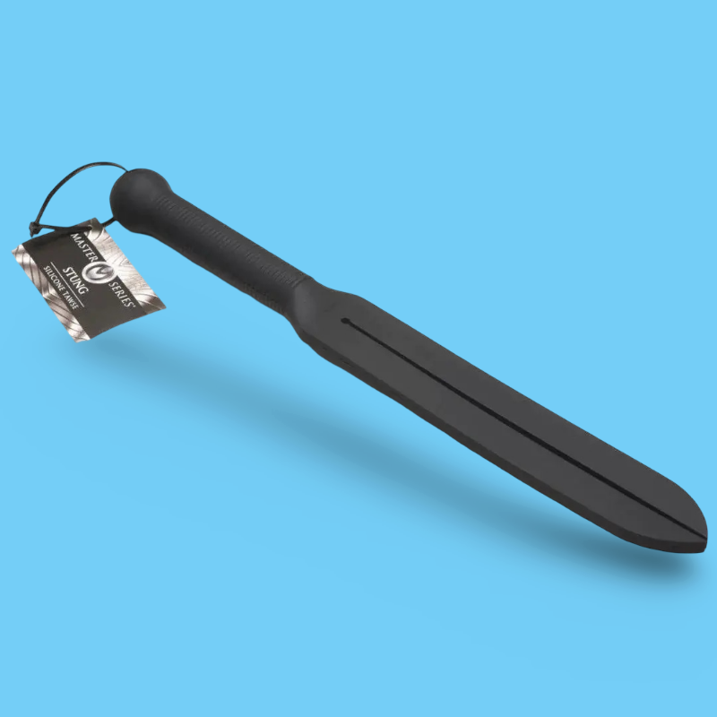 Stung silicone tawse black