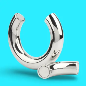 Ball stretcher cockring magnético DARKLINE ZE DON, acero | Dark-Ink