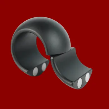 DARKLINE ZE MANGO Black Edition Magnetic Ball Stretcher | Dark-Ink