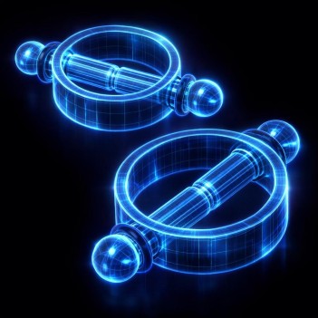 Pinzas de pezones magnéticas – Sujeción potente (par)