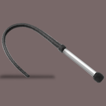 Beast Bullwhip – Fouet cuir manche acier 81 cm
