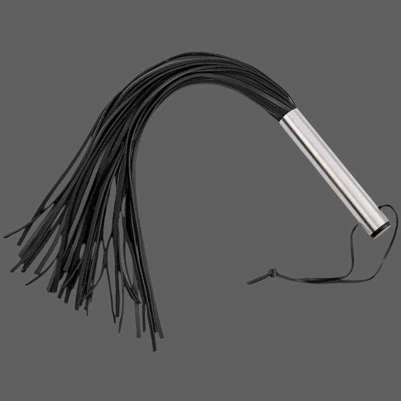 Brutal Love – Steel Handle Leather Flogger 500 mm