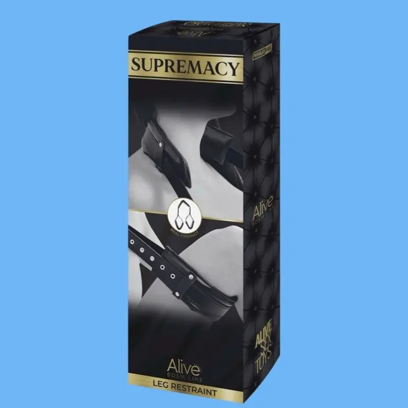 Supremacy Leg Restraints ALIVE BDSM Bondage Gear | Dark-Ink