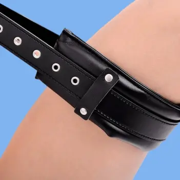 Supremacy Leg Restraints ALIVE BDSM Bondage Gear | Dark-Ink