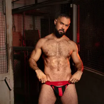 Jockstrap Locker Gear Open Access, poche amovible 3 coloris | Dark-Ink