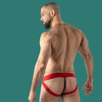 Locker Gear Open Access Jockstrap, removable pouch | Dark-Ink