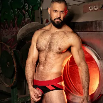 Locker Gear Open Access Jock Brief, Glory Hole, 3 Farben | Dark-Ink