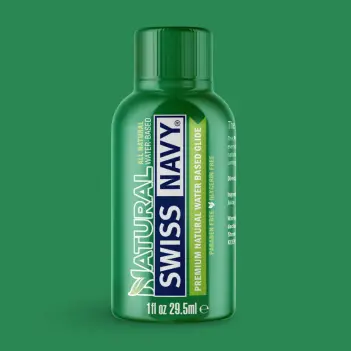 Lubricante base agua Swiss Navy Naked, sin glicerina | Dark-Ink