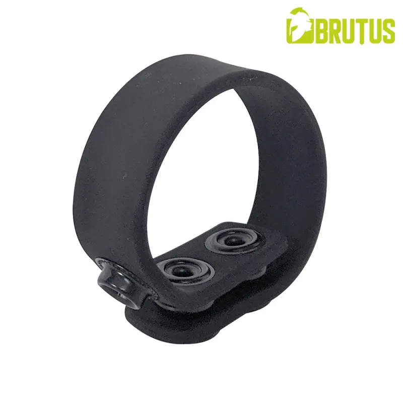 Anillo para el pene BRUTUS 3 Snap silicona, 3 tallas en 1 | Dark-Ink