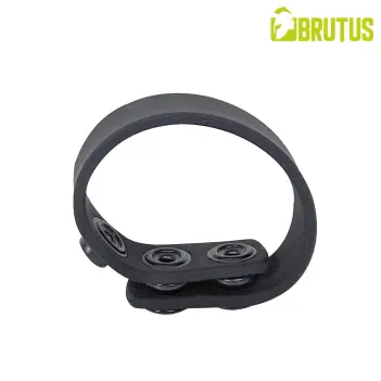Anillo para el pene BRUTUS 3 Snap silicona, 3 tallas en 1 | Dark-Ink