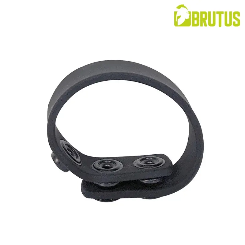 Anillo para el pene BRUTUS 3 Snap silicona, 3 tallas en 1 | Dark-Ink
