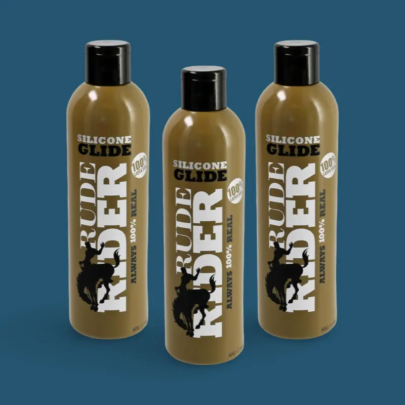 Lubrifiant silicone Rude Rider Glide, qualité médicale | Dark-Ink