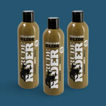 Lubrifiant silicone Rude Rider Glide, qualité médicale | Dark-Ink