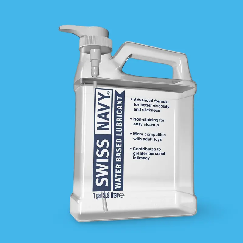 Swiss Navy Gleitgel auf Wasserbasis, Gel-to-Liquid-Formel | Dark-Ink