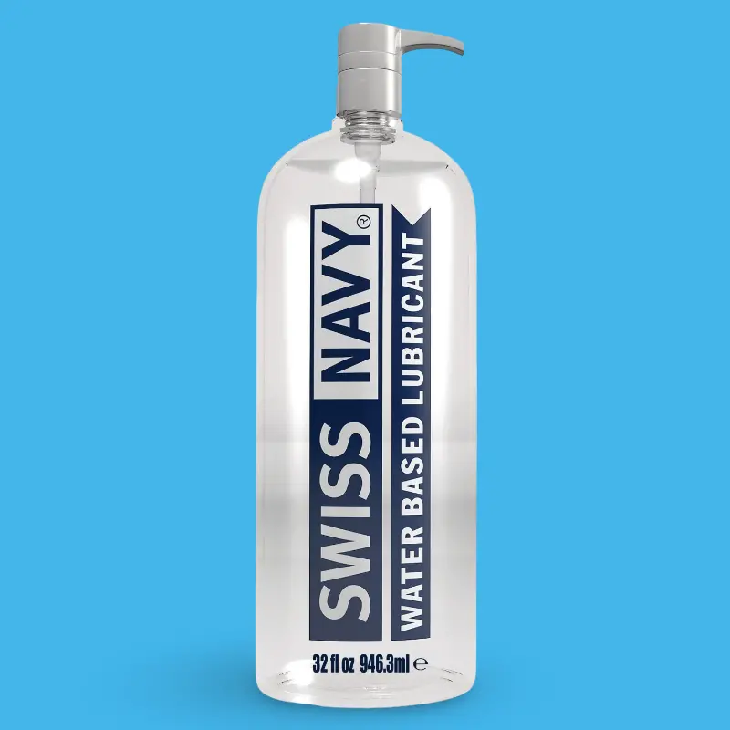 Swiss Navy Gleitgel auf Wasserbasis, Gel-to-Liquid-Formel | Dark-Ink