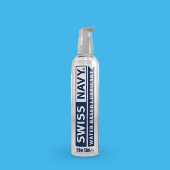 Lubrifiant Swiss Navy Water-Based, formule gel-to-liquid | Dark-Ink