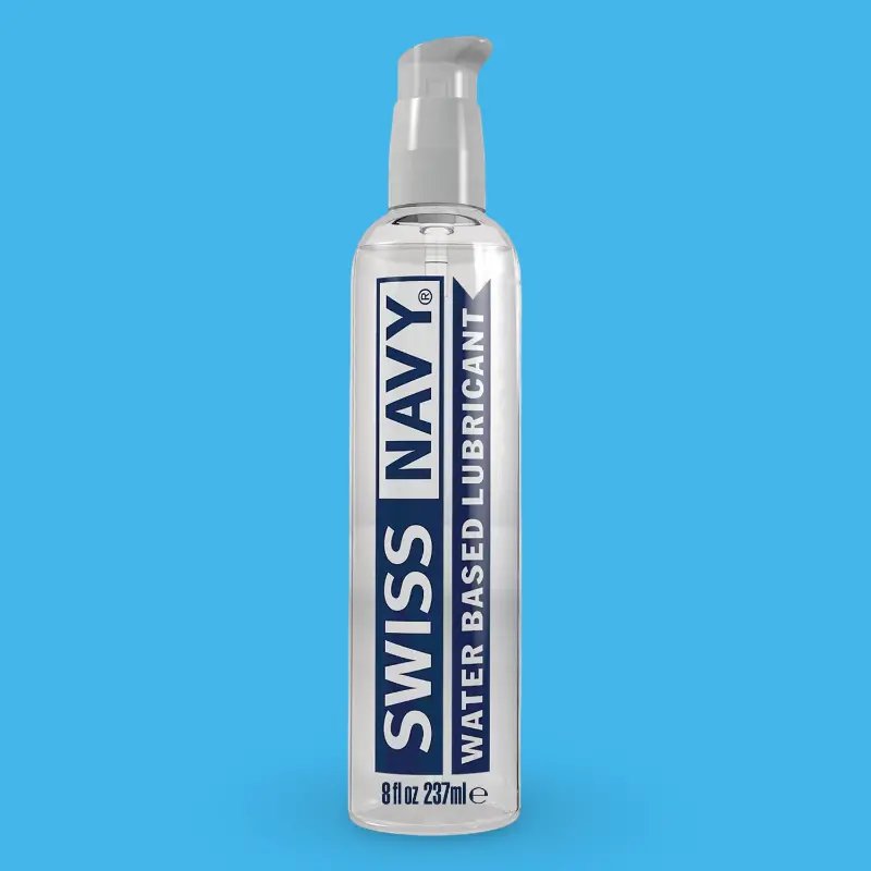 Swiss Navy Gleitgel auf Wasserbasis, Gel-to-Liquid-Formel | Dark-Ink