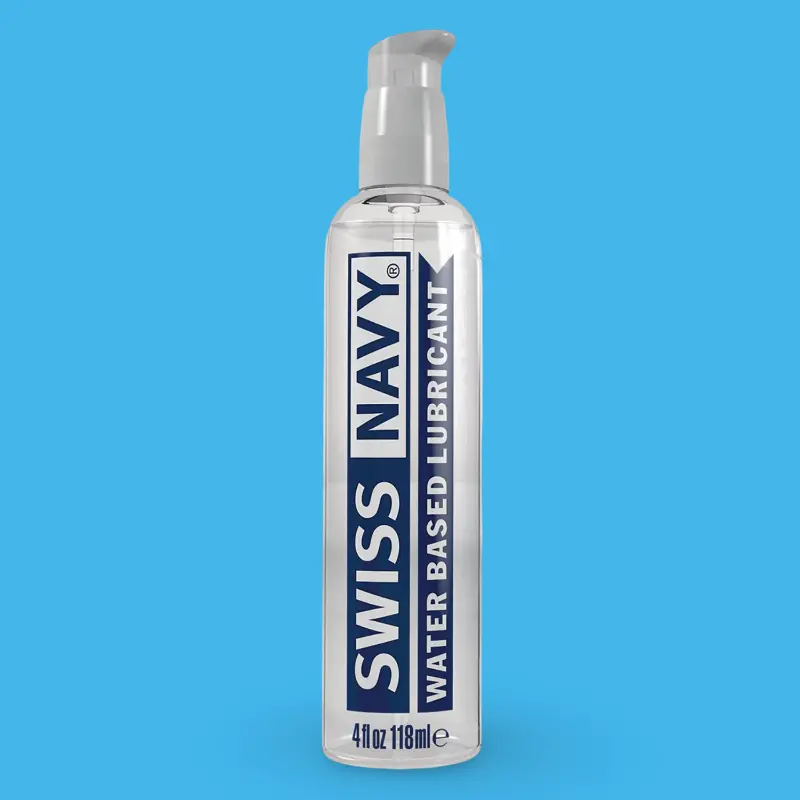 Swiss Navy Gleitgel auf Wasserbasis, Gel-to-Liquid-Formel | Dark-Ink