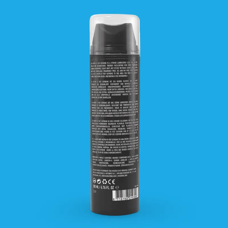 Mister B FIST Extreme Fisting Lube, hybrid, glove-safe | Dark-Ink