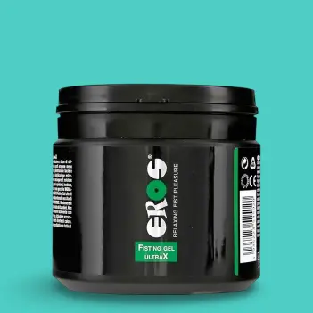 EROS SlideX Fisting Gel hybrid water-silicone, no numbing | Dark-Ink