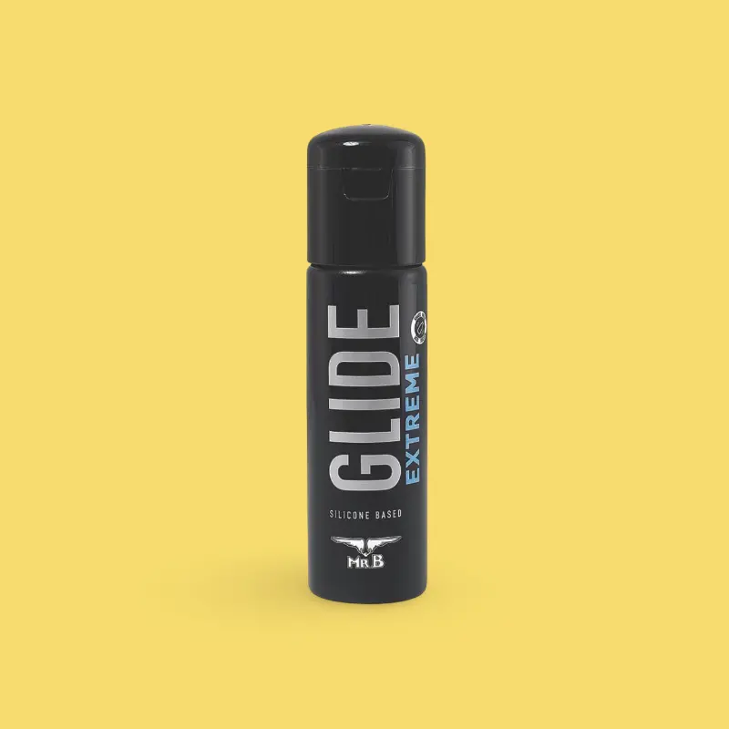Lubricante de silicona Mister B GLIDE Extreme, Laureth-9 | Dark-Ink