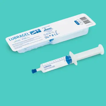 Lubragel Gleitmittel mit Lidocain 6/11 ml, sterile Spritzen | Dark-Ink
