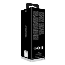 Hand held vibrating and thrusting dildo