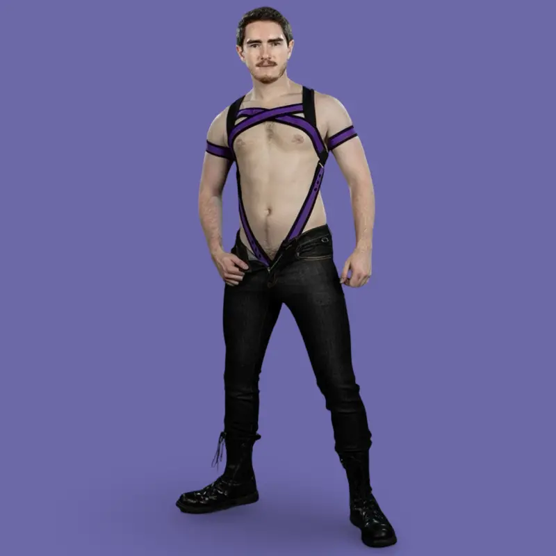 Cock strap X-Factor Bold Color Mr S Leather, 14 coloris | Dark-Ink