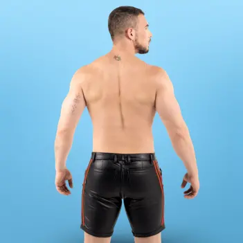 RØK Biker Shorts Rear Zip mit Rückreißverschluss, 2 Farben | Dark-Ink