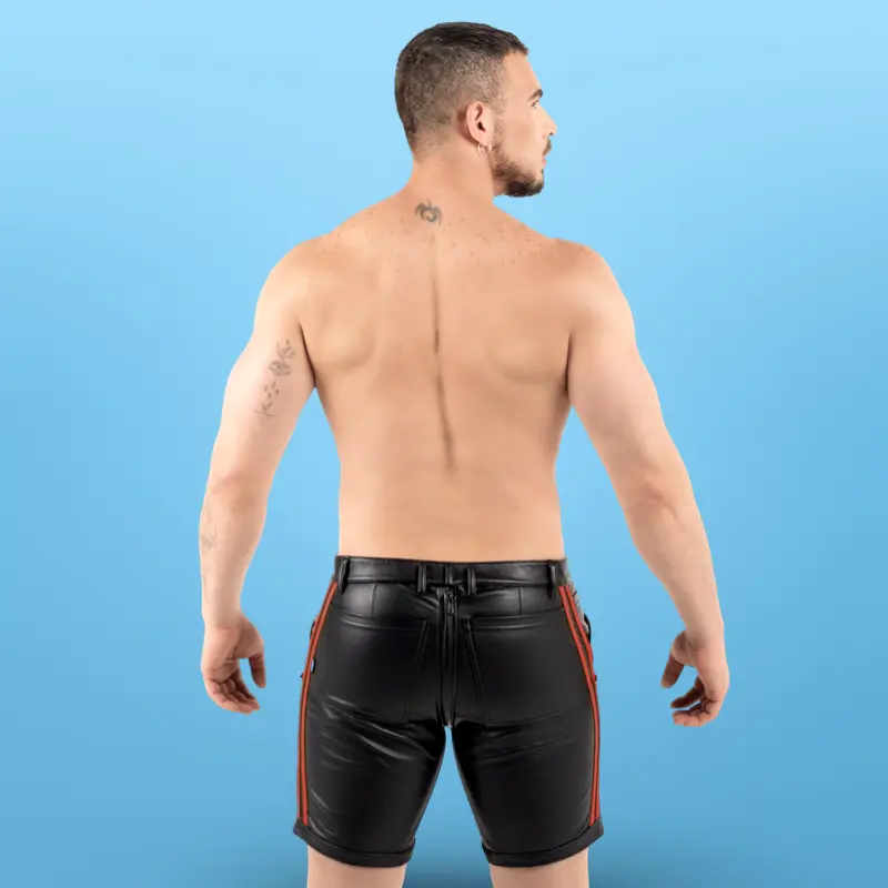 RØK Biker Shorts Rear Zip mit Rückreißverschluss, 2 Farben | Dark-Ink