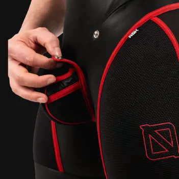 Singlet fetish RØK Rebel Open-Ass, panneaux mat et mesh | Dark-Ink